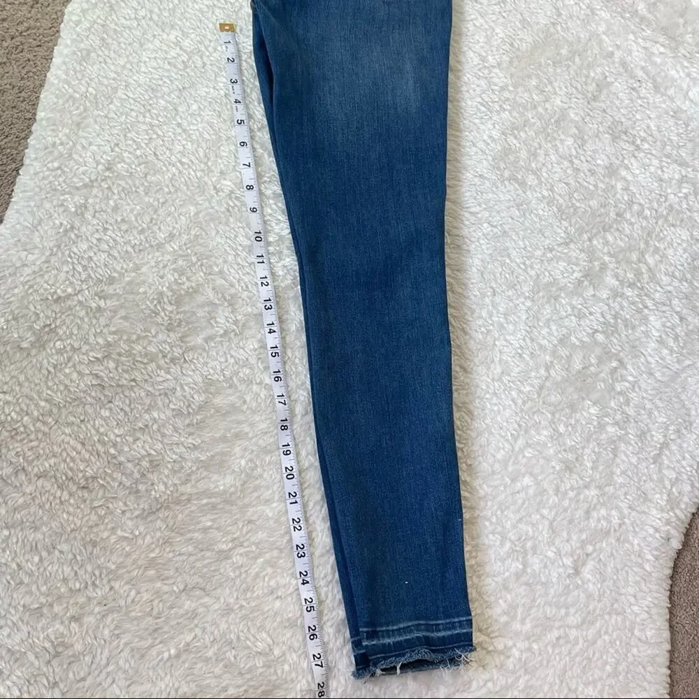 MADEWELL 10" High-Rise Skinny Jeans Wash: Button-Front TENCEL™ Denim Edition - Picture 8 of 10